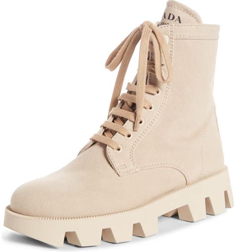 prada lugged combat boots